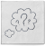 Napkin with dream cloud scribbles